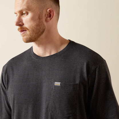 Ariat Quality Rebar Cotton Strong Standard Pocket T-Shirt