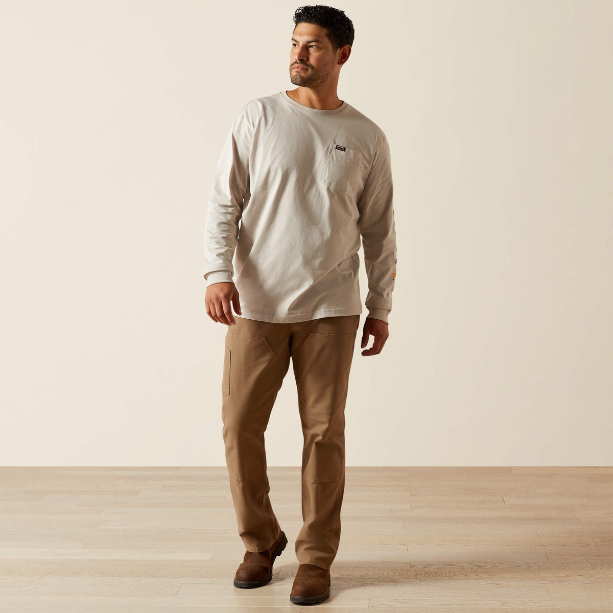 Ariat Sale Rebar Cotton Strong Standard Logo Pocket T-Shirt