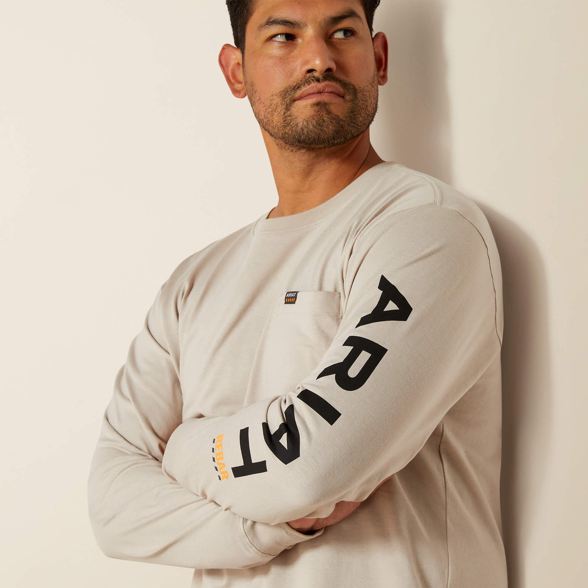 Ariat Sale Rebar Cotton Strong Standard Logo Pocket T-Shirt
