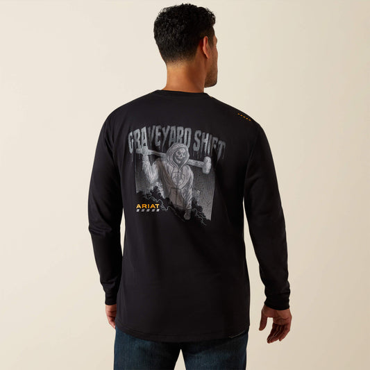 Ariat Discount Rebar Workman Graveyard T-Shirt