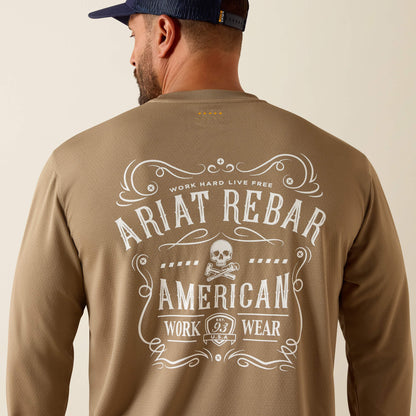 Ariat Featured Rebar Heat Fighter Label Long Sleeve T-Shirt
