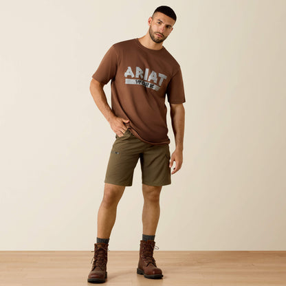 Ariat Smart Buy Rebar Cotton Strong Duct Logo T-Shirt