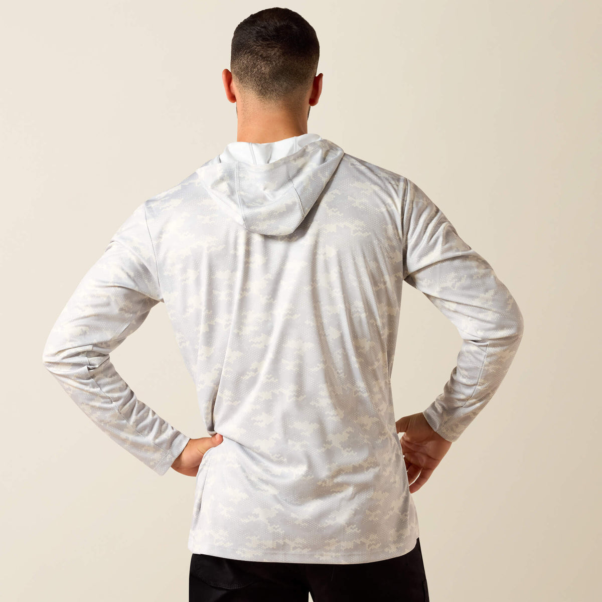 Ariat Discount Rebar Sunblocker Printed Craft Hooded Long Sleeve T-Shirt