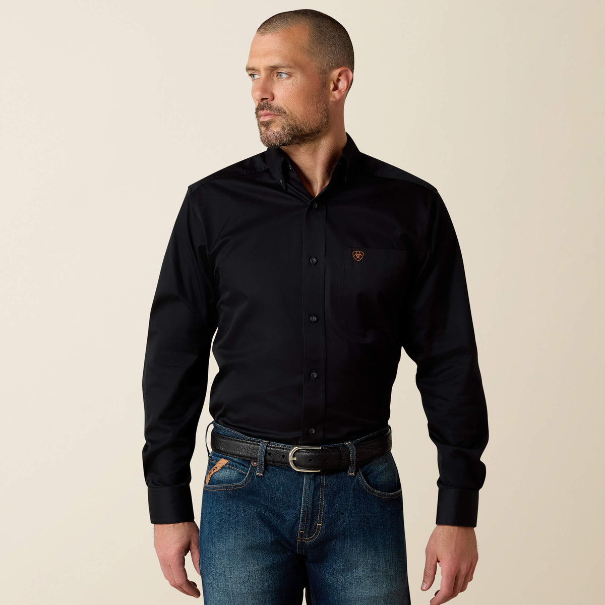 Ariat Featured Solid Twill Fitted Shirt