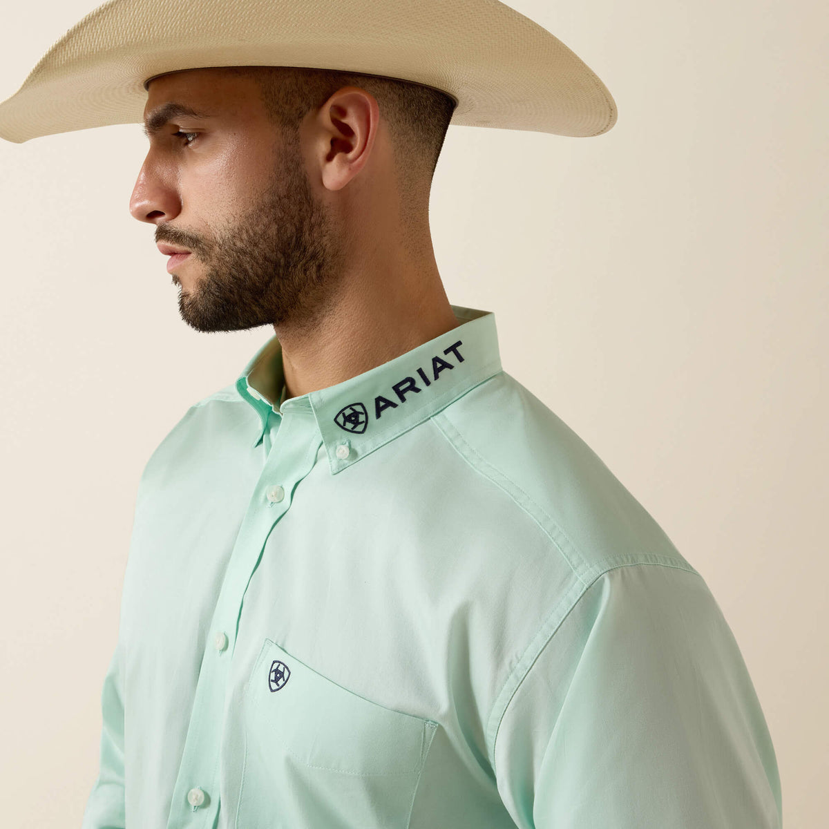 Ariat Quality Team Logo Lightweight Twill Classic Fit Shirt