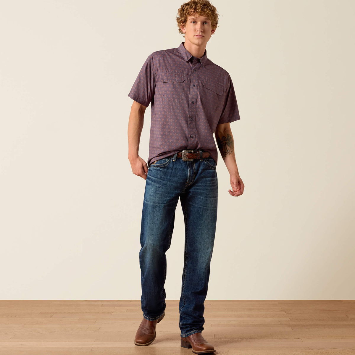 Ariat Classic Printed VentTEK Outbound Classic Fit Shirt