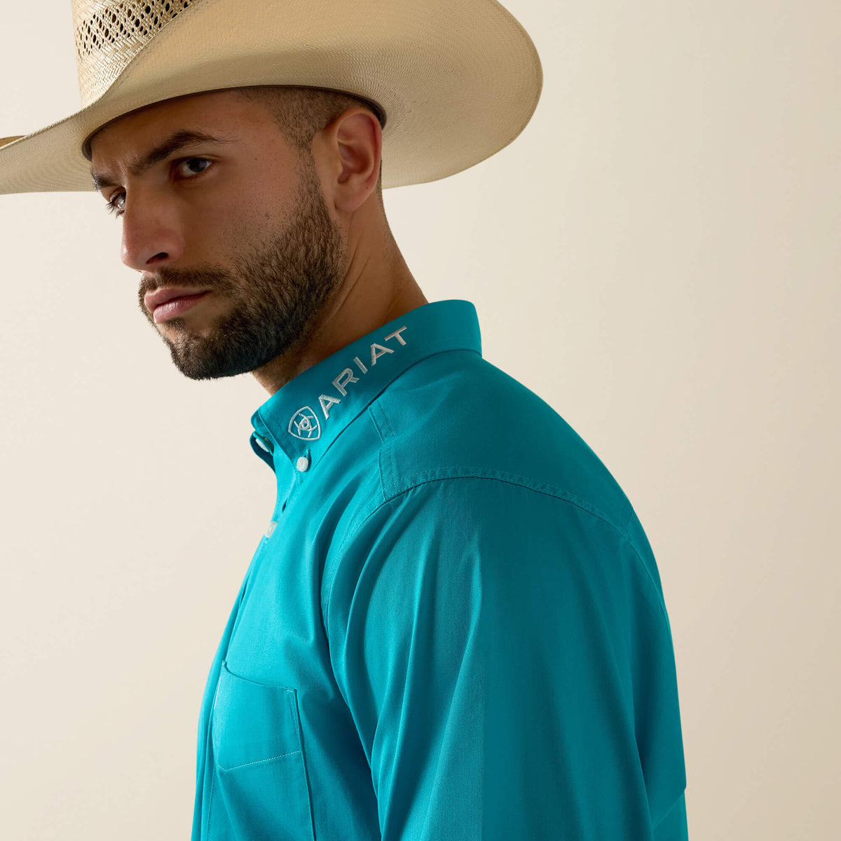Ariat Classic Team Logo Lightweight Twill Classic Fit Shirt