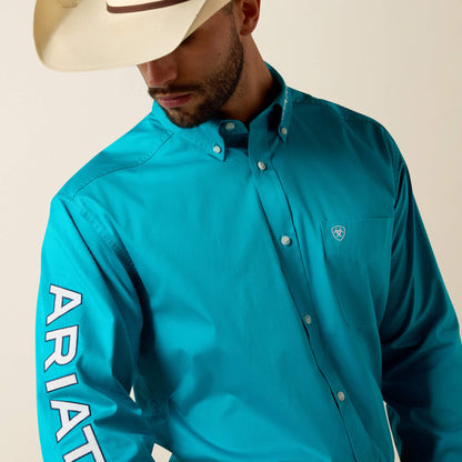 Ariat Classic Team Logo Lightweight Twill Classic Fit Shirt