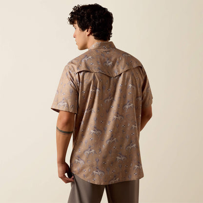 Ariat Signature Printed VentTEK Western Fitted Snap Shirt