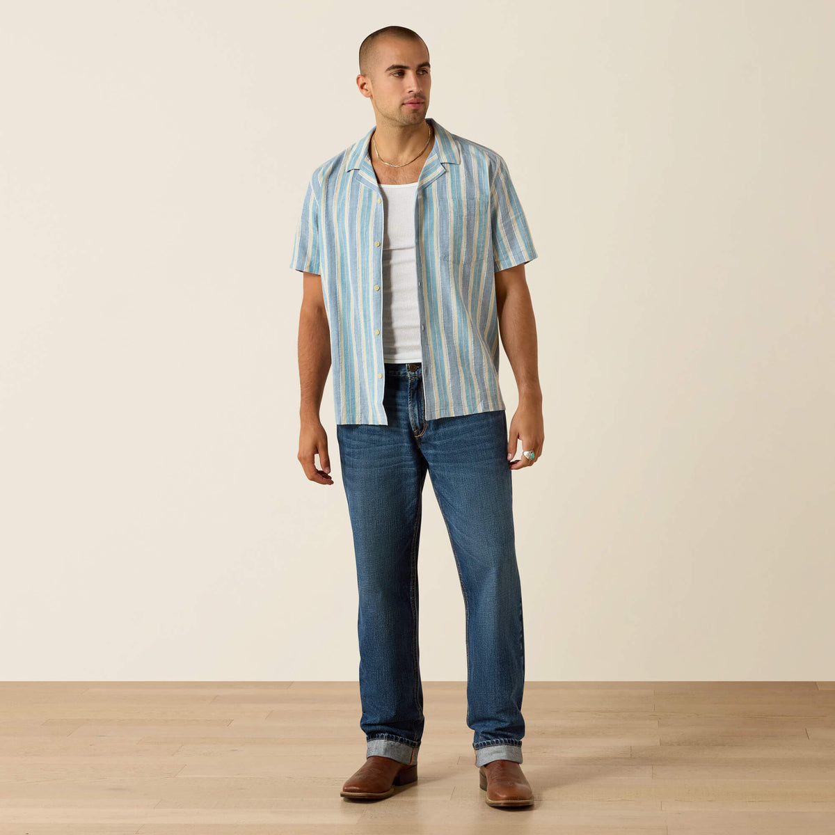 Ariat Hot Sale Retro Camp Classic Fit Shirt