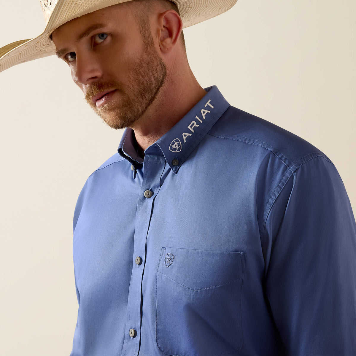 Ariat Recommended Team Logo Lightweight Twill Classic Fit Shirt