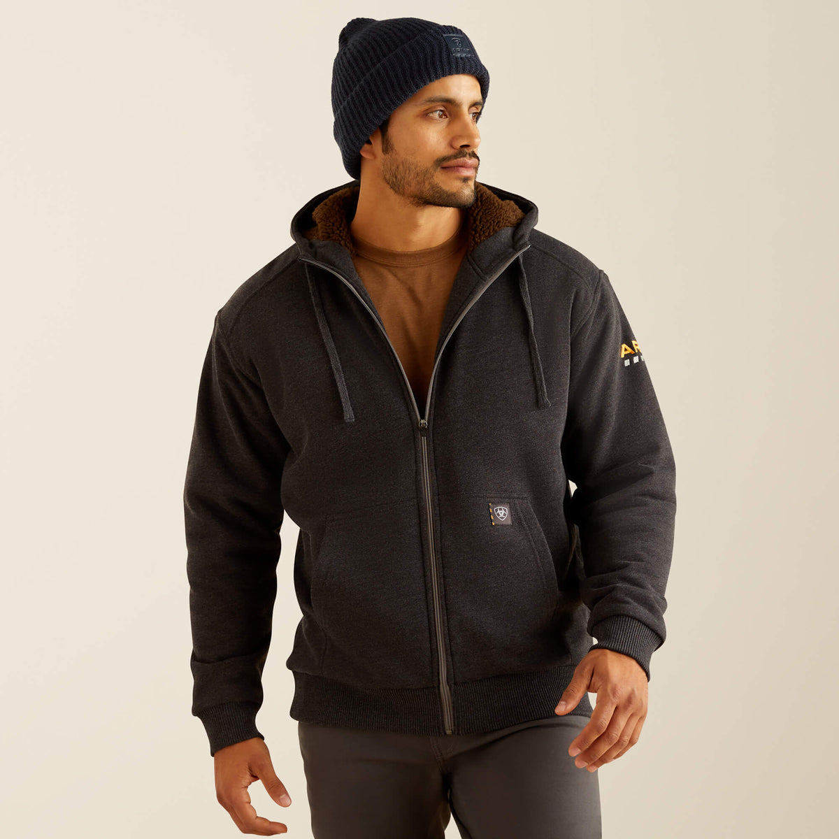 Ariat Popular Rebar All-Weather Sherpa-Lined Full Zip Hoodie