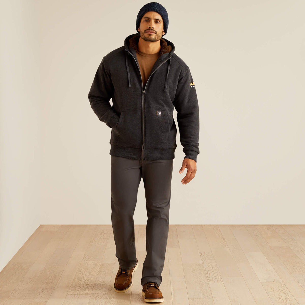 Ariat Popular Rebar All-Weather Sherpa-Lined Full Zip Hoodie