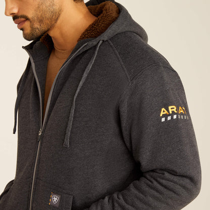 Ariat Popular Rebar All-Weather Sherpa-Lined Full Zip Hoodie