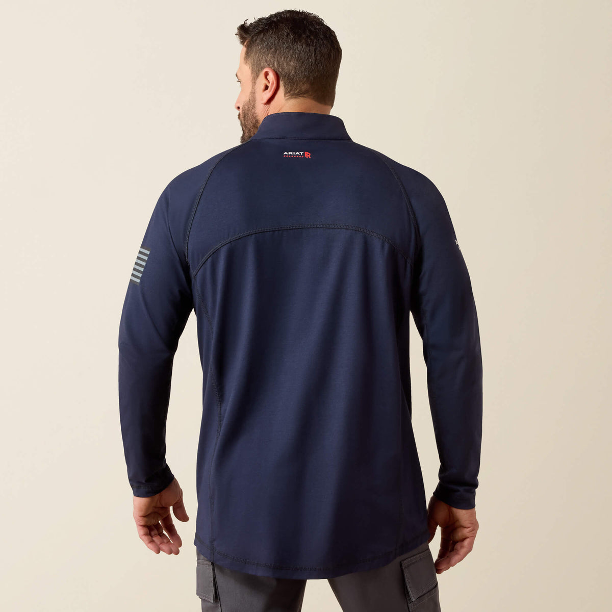 Ariat Classic FR Combat Stretch Patriot 1/4 Zip Work Shirt
