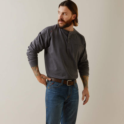 Ariat Customer Favorite FR Air Refinery Row Graphic Henley Top