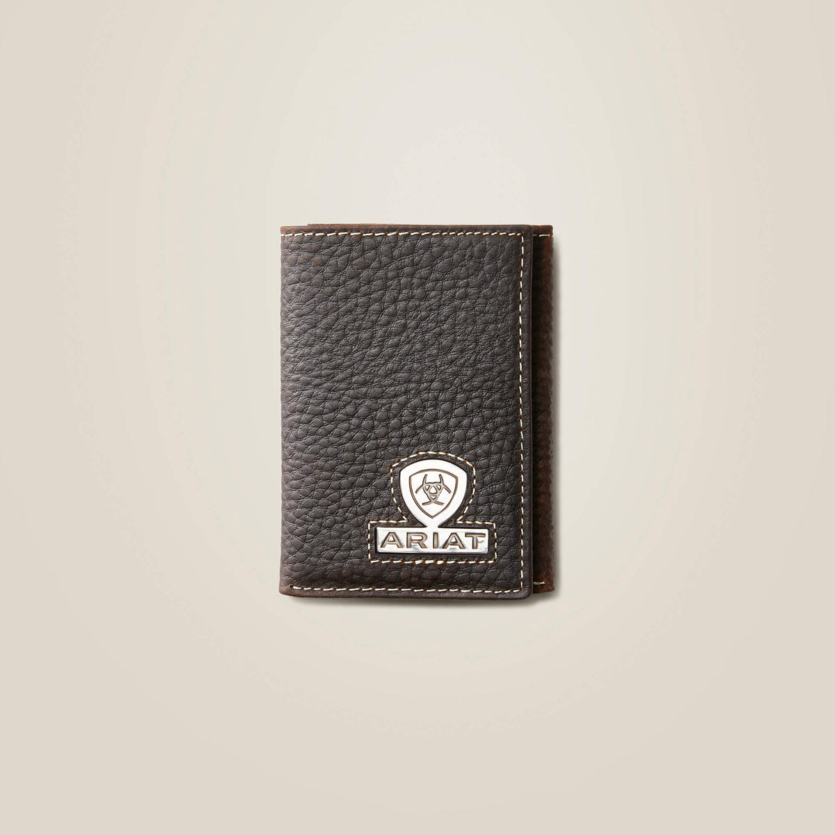 Ariat Latest Trifold Wallet Stacked Logo