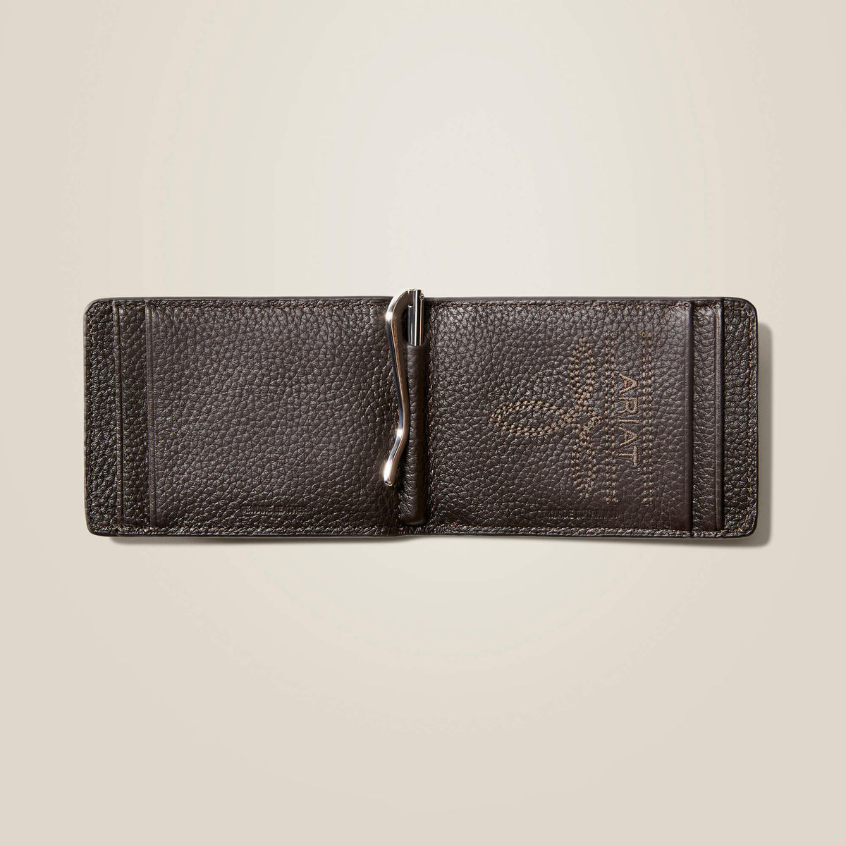 Ariat Best Price Bifold Slim Wallet Patriot Flag Embroidery