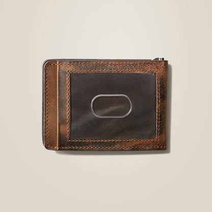 Ariat Best Price Bifold Slim Wallet Patriot Flag Embroidery