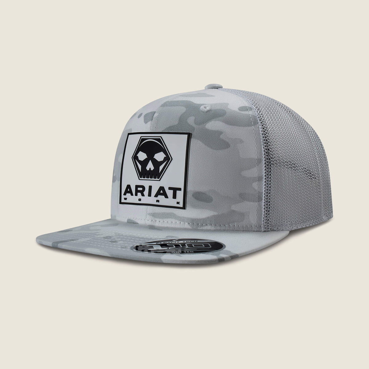 Ariat Top Pick Ariat Work Skull Bolt Patch Cap