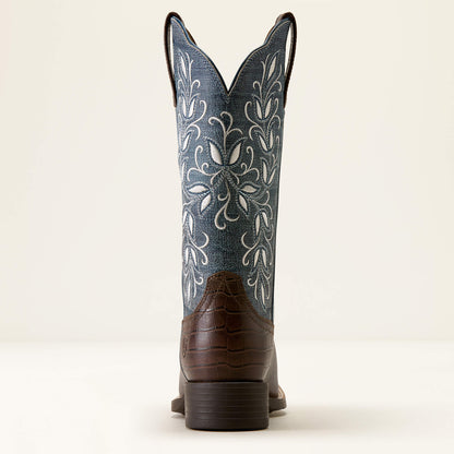 Ariat Essential Round Up Holly Wide Square Toe Western Boot