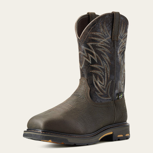 Ariat Top Pick WorkHog Wide Square Toe MetGuard Waterproof Composite Toe Work Boot