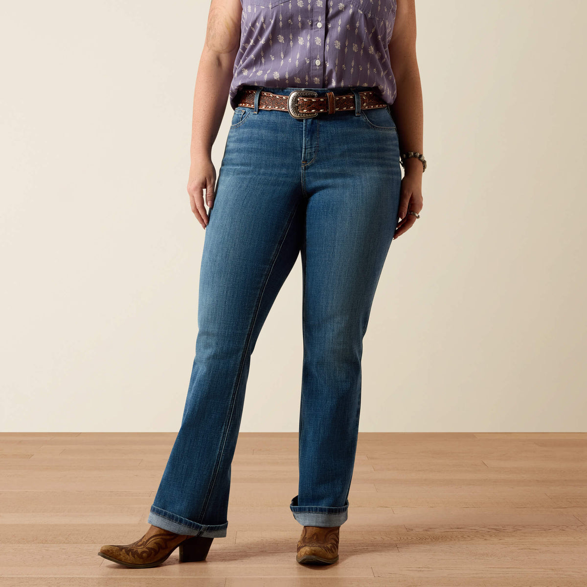 Ariat Featured Mid Rise Esti Boot Cut Jeans