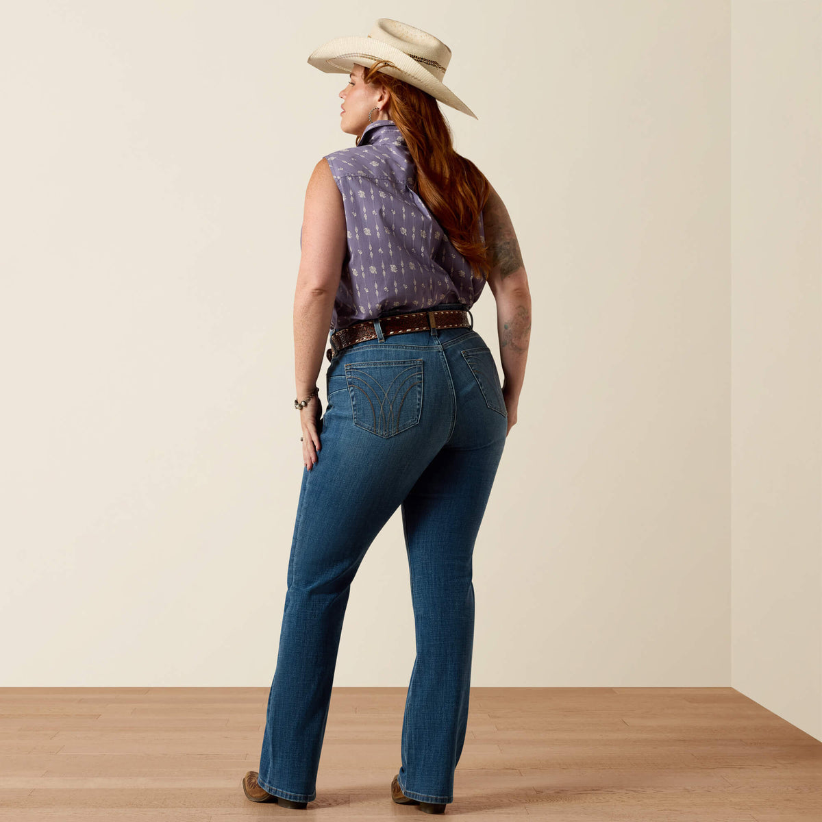 Ariat Featured Mid Rise Esti Boot Cut Jeans