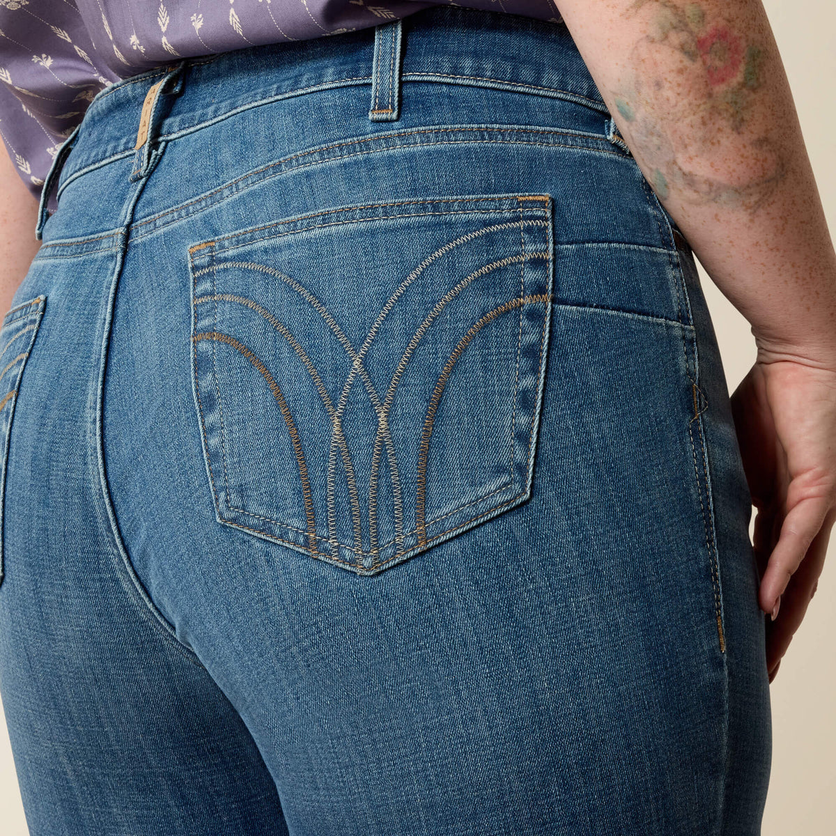 Ariat Featured Mid Rise Esti Boot Cut Jeans