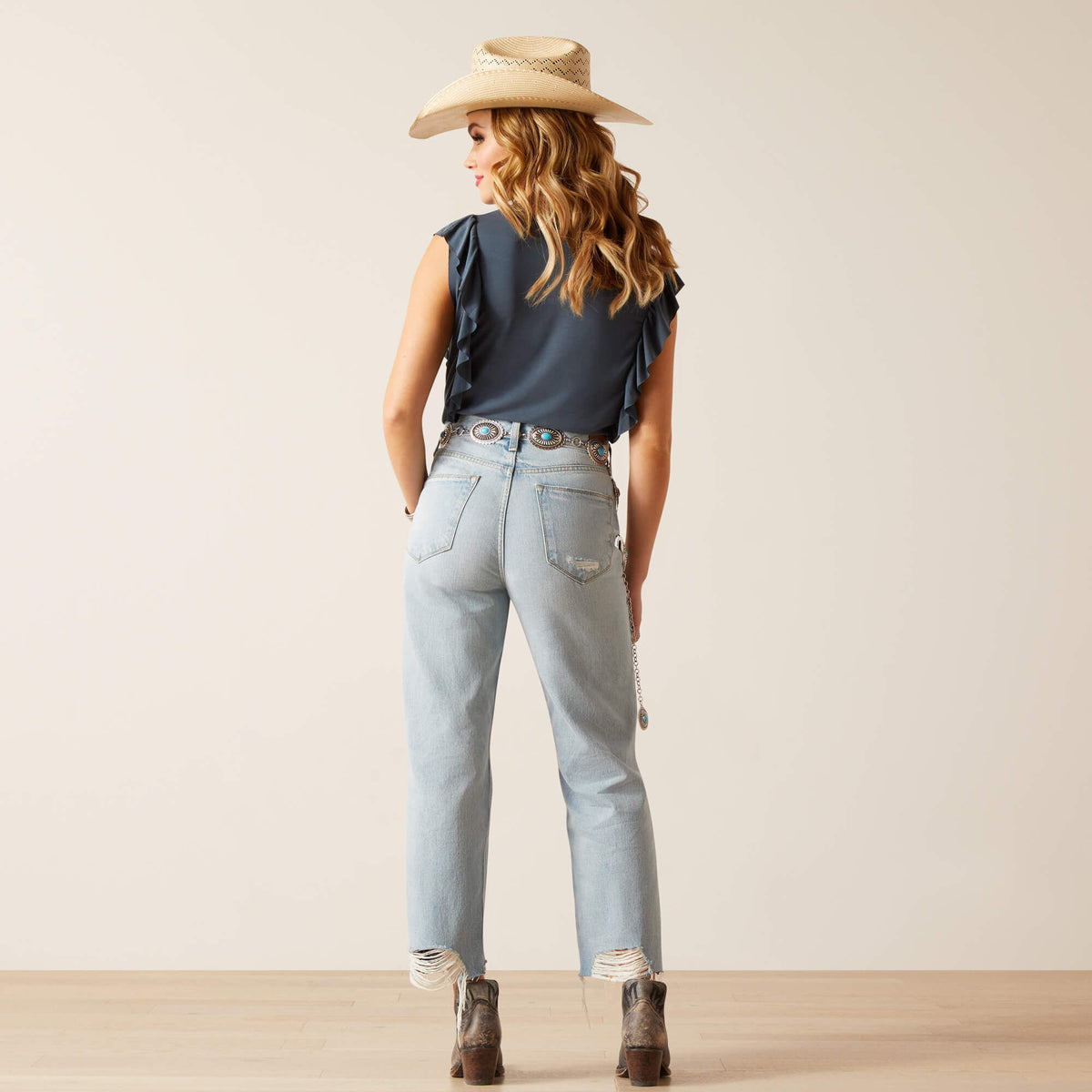 Ariat Trusted Ultra High Rise Tomboy Straight Jean