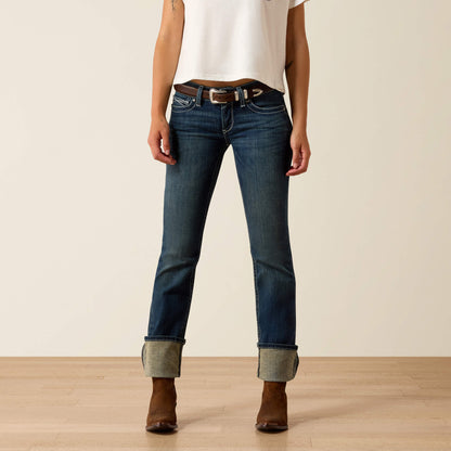 Ariat Everyday R.E.A.L. Mid Rise Stretch Icon Stackable Straight Leg Jean