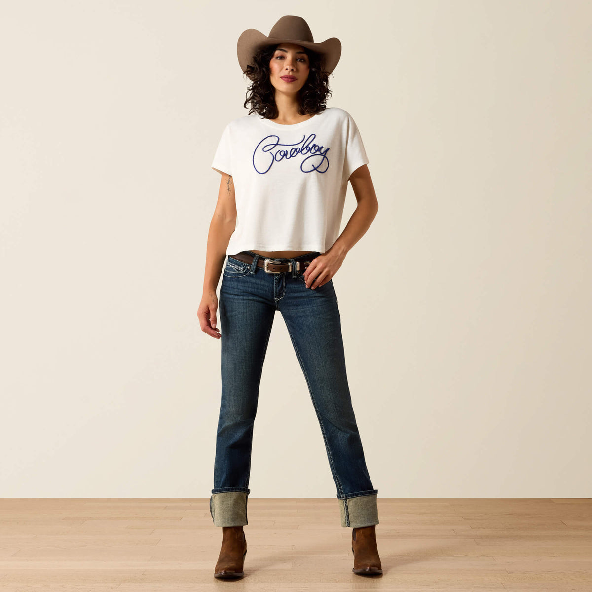 Ariat Everyday R.E.A.L. Mid Rise Stretch Icon Stackable Straight Leg Jean