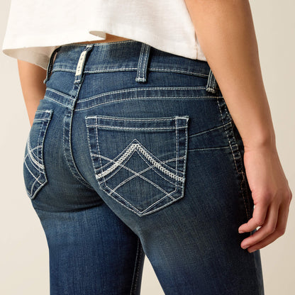 Ariat Everyday R.E.A.L. Mid Rise Stretch Icon Stackable Straight Leg Jean