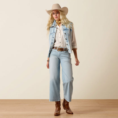 Ariat Premium Perfect Rise Clare Wide Leg Crop Jeans