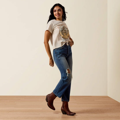 Ariat Quality Ultra High Rise Relaxed Tomboy Straight Leg Jeans