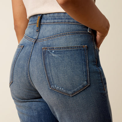Ariat Quality Ultra High Rise Relaxed Tomboy Straight Leg Jeans