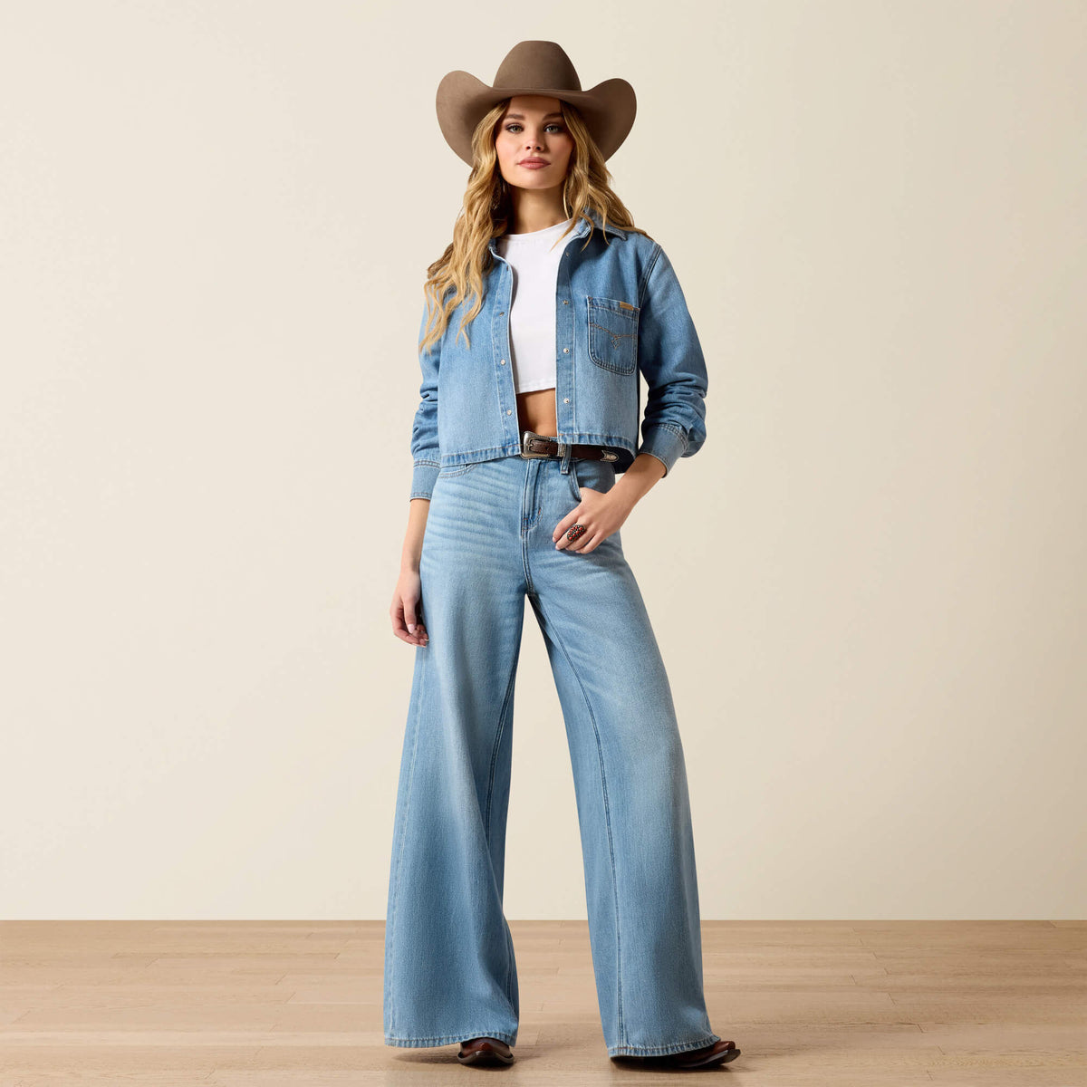 Ariat Special Offer Ultra High Rise Calamity Comfort Wide Leg Jeans