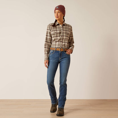 Ariat Top Pick Rebar High Rise Riveter DuraStretch Straight Leg Jeans