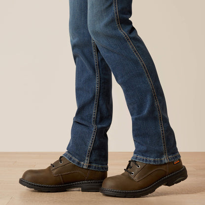 Ariat Top Pick Rebar High Rise Riveter DuraStretch Straight Leg Jeans