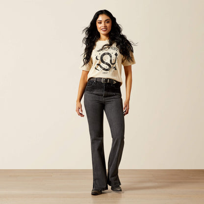 Ariat Great Value Ultra High Rise Cheyenne Yoke Tomboy Boot Cut Jean