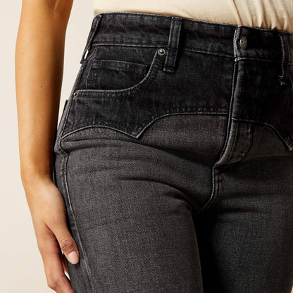 Ariat Great Value Ultra High Rise Cheyenne Yoke Tomboy Boot Cut Jean