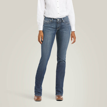 Ariat Classic Arrow Fit Mid Rise Gianna Straight Leg Jeans