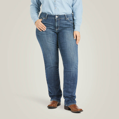 Ariat Classic Arrow Fit Mid Rise Gianna Straight Leg Jeans