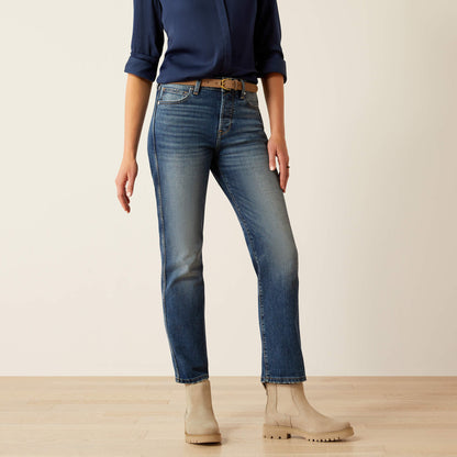 Ariat Best Seller High Rise Bridle Slim Straight Leg Jeans