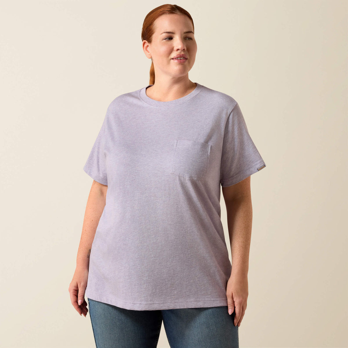 Ariat Quality Rebar Cotton Strong Space Dyed T-Shirt