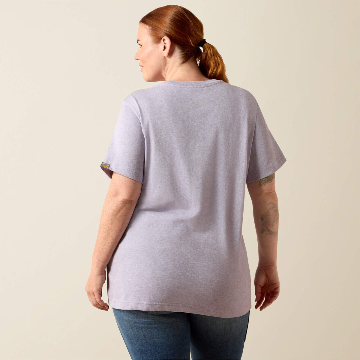 Ariat Quality Rebar Cotton Strong Space Dyed T-Shirt
