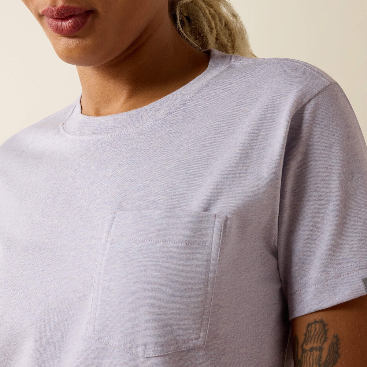 Ariat Quality Rebar Cotton Strong Space Dyed T-Shirt