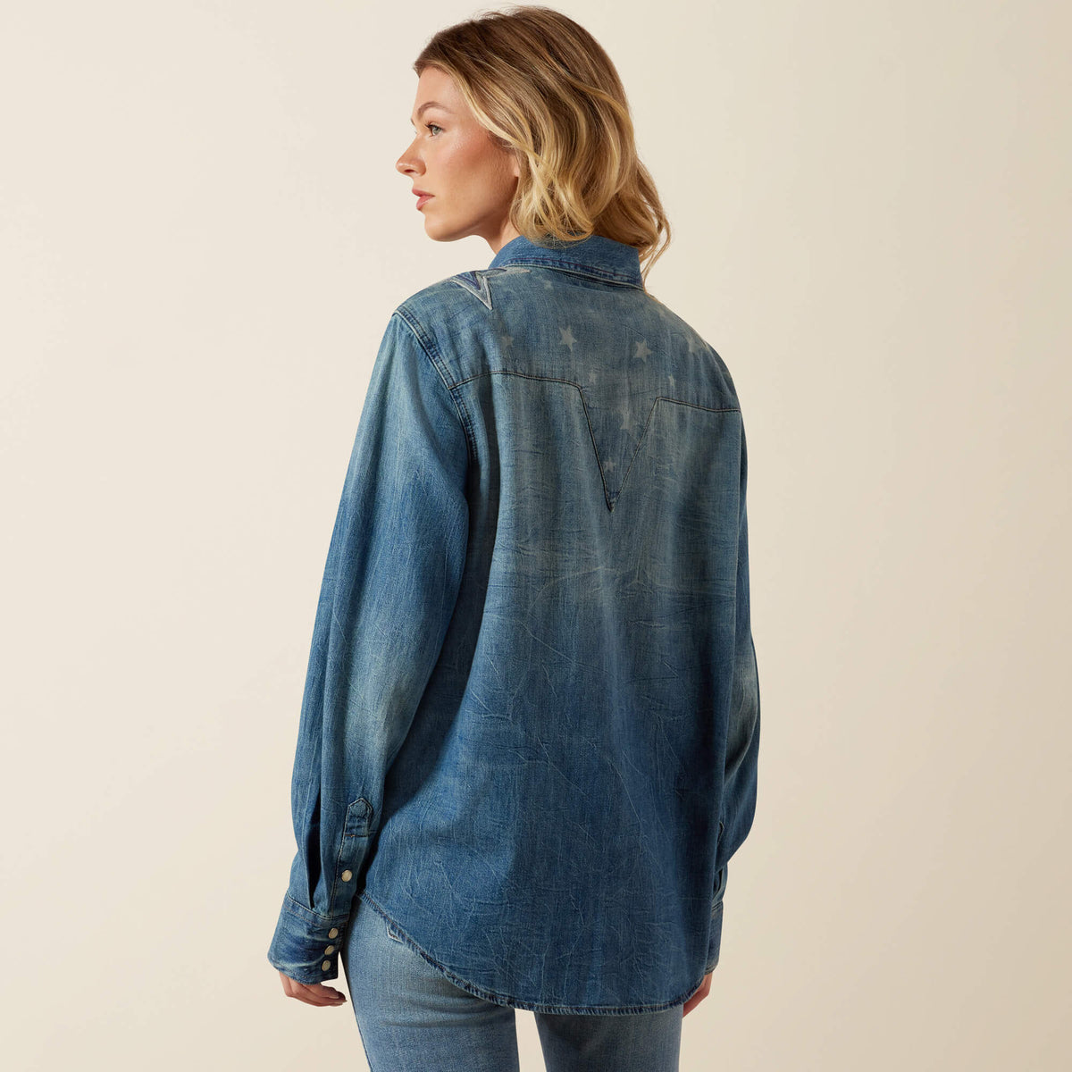 Ariat Best Price Americana Denim Shirt