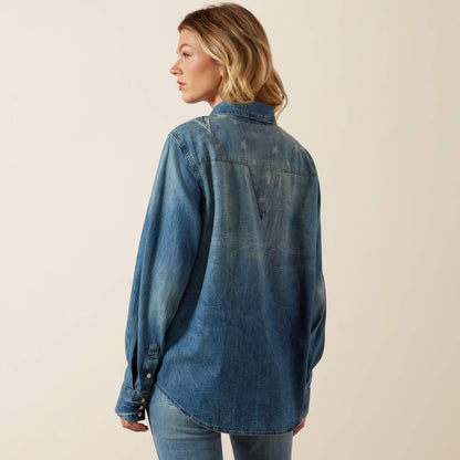 Ariat Best Price Americana Denim Shirt