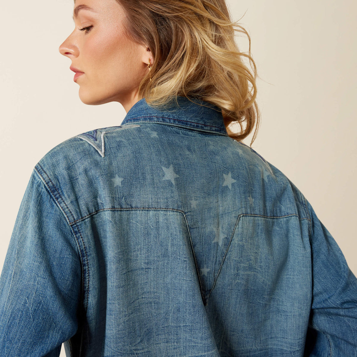 Ariat Best Price Americana Denim Shirt